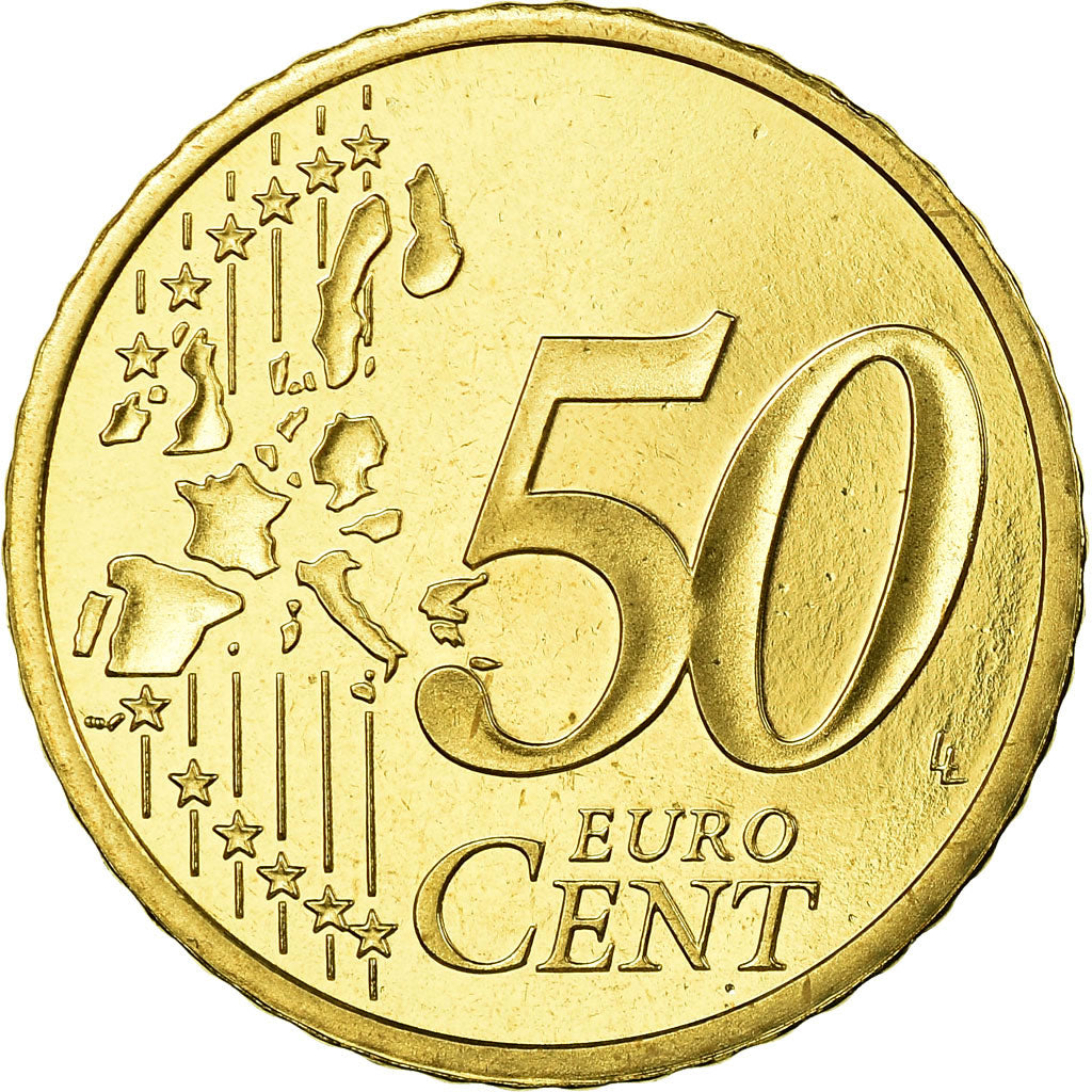 France, 50 Euro Cent, 2003, Proof, MS(65-70), Brass, KM:1287