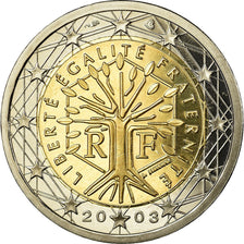 France, 2 Euro, 2003, Proof, MS(65-70), Bi-Metallic, KM:1289