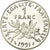 Coin, France, Semeuse, Franc, 1991, Proof, MS(65-70), Nickel, KM:925.2