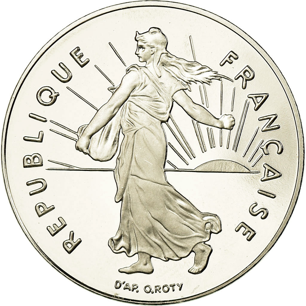 Coin, France, Semeuse, Franc, 1993, Proof, MS(65-70), Nickel, KM:925.2