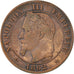 Francia, Napoleon III, Napoléon III, 2 Centimes, 1862, Bordeaux, BB, Bronzo,...