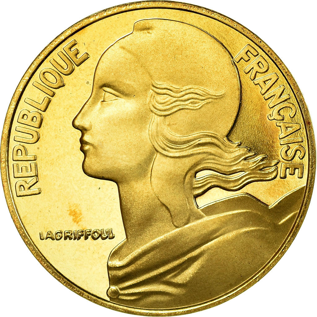 Munten, Frankrijk, Marianne, 20 Centimes, 1997, Paris, Proof, FDC