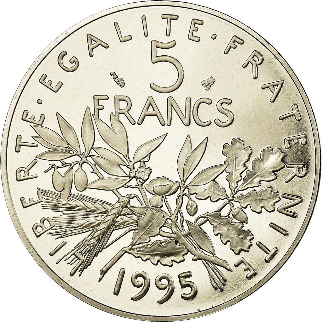 Coin, France, Semeuse, 5 Francs, 1995, Paris, Proof, MS(65-70), Nickel Clad