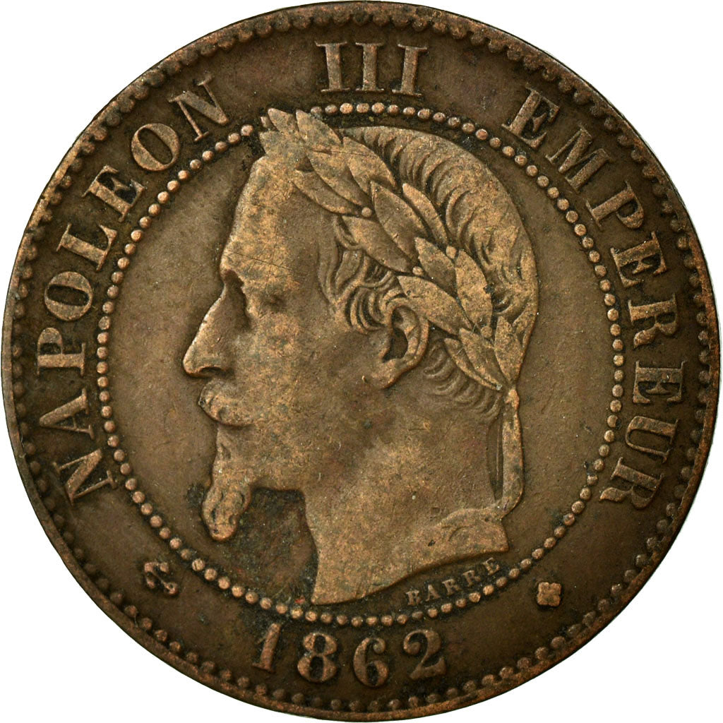 Coin, France, Napoleon III, Napoléon III, 2 Centimes, 1962, Strasbourg