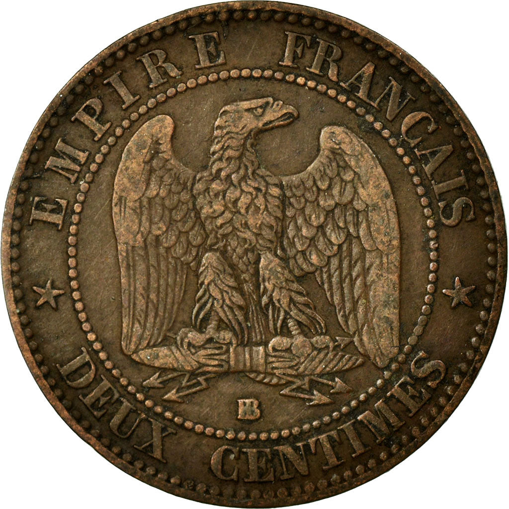 Coin, France, Napoleon III, Napoléon III, 2 Centimes, 1962, Strasbourg