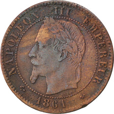 FRANCE, Napoléon III, 2 Centimes, 1961, Bordeaux, KM #796.6, VF(30-35), Bronze,