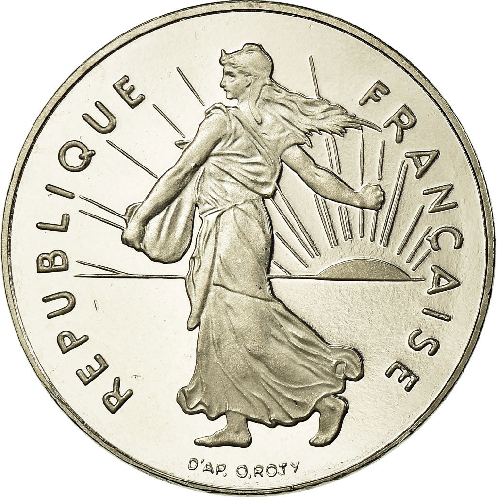 Moeda, França, Semeuse, Franc, 1998, Paris, Proof, MS(65-70), Níquel
