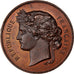 France, Médaille, Exposition Universelle de Lyon, Arts & Culture, 1872, Trotin