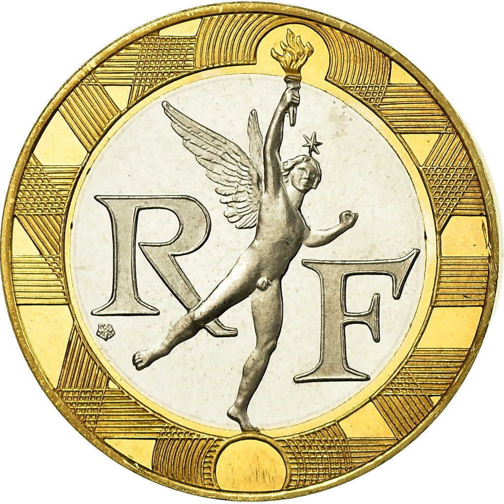 Moneda, Francia, Génie, 10 Francs, 1998, Paris, Proof, FDC, Aluminio - bronce