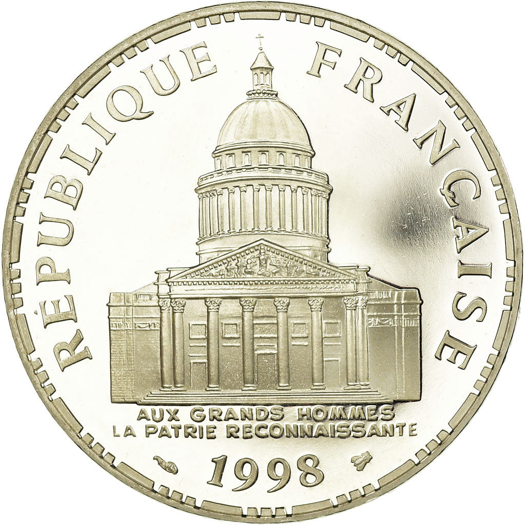 Coin, France, Panthéon, 100 Francs, 1998, Paris, Proof, MS(65-70), Silver
