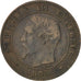 FRANCE, Napoléon III, 2 Centimes, 1855, Paris, KM #776.1, VF(30-35), Bronze, G..