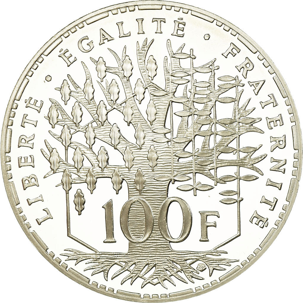Moneda, Francia, Panthéon, 100 Francs, 1999, Paris, Proof, FDC, Plata