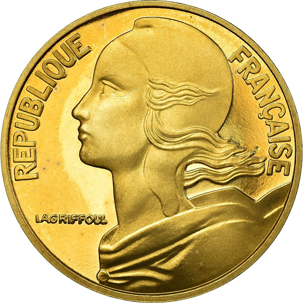 Moeda, França, Marianne, 20 Centimes, 2000, Paris, Proof, MS(65-70)