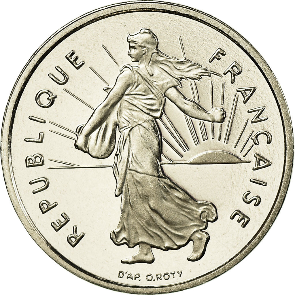 Coin, France, Semeuse, 1/2 Franc, 2001, Paris, Proof, MS(65-70), Nickel