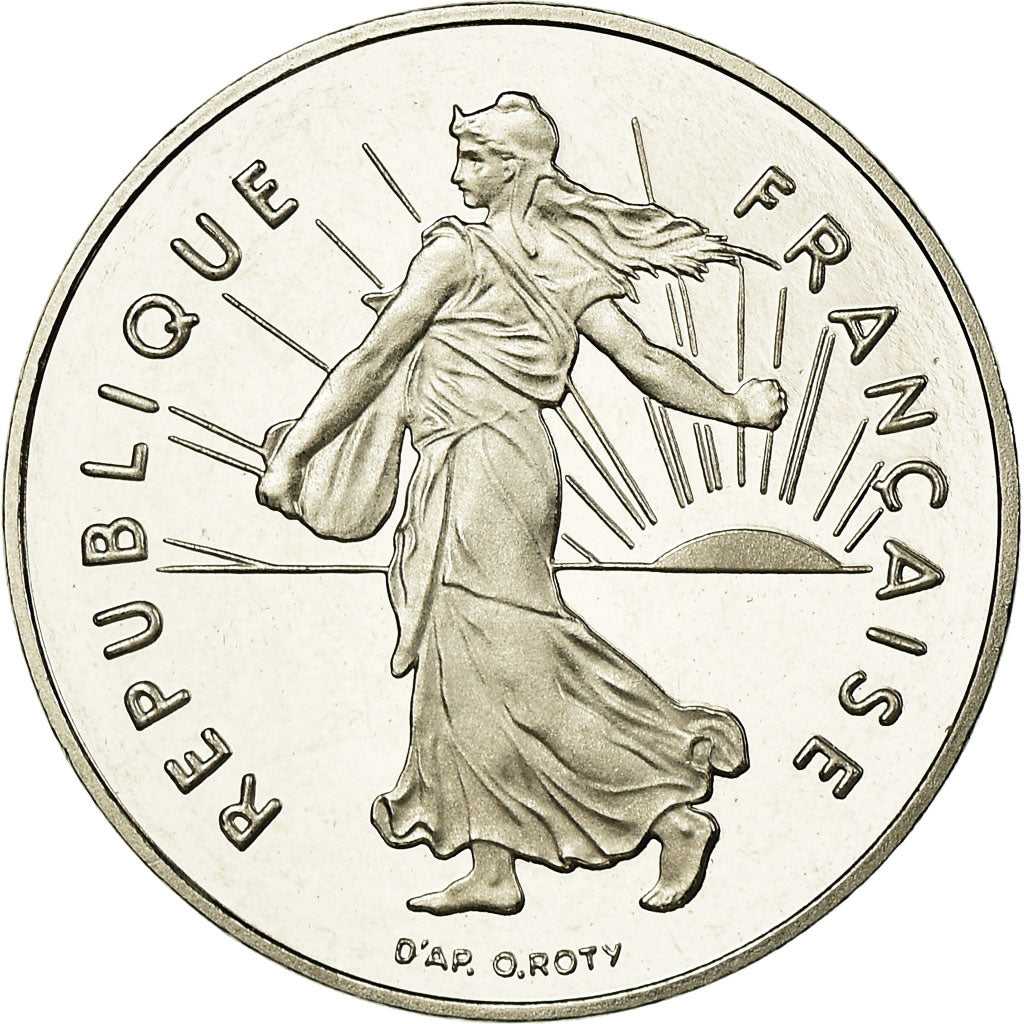 Coin, France, Semeuse, Franc, 2001, Paris, Proof, MS(65-70), Nickel, KM:925.2