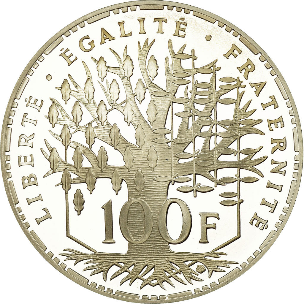 Coin, France, Panthéon, 100 Francs, 2000, Paris, Proof, MS(65-70), Silver