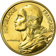 Munten, Frankrijk, Marianne, 5 Centimes, 1989, Paris, FDC, Aluminum-Bronze