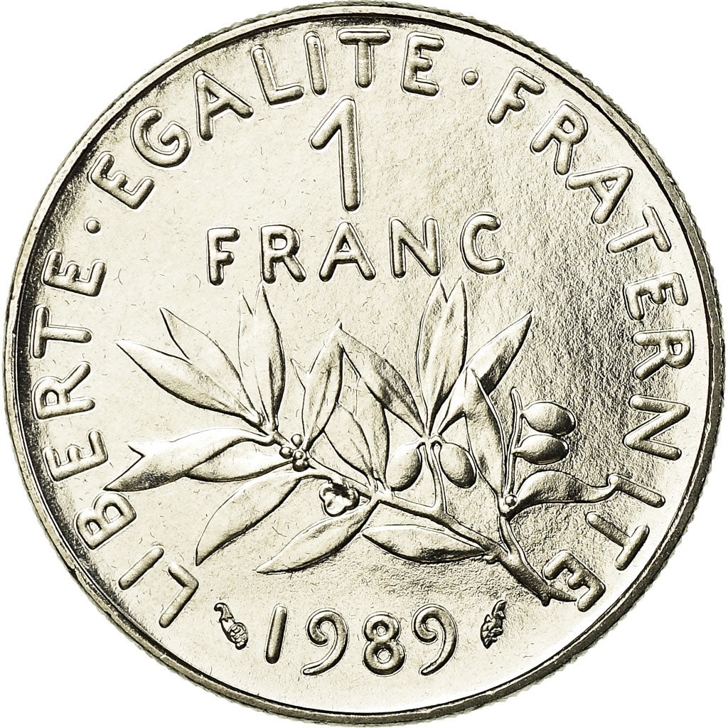 Münze, Frankreich, Semeuse, Franc, 1989, Paris, STGL, Nickel, KM:925.1