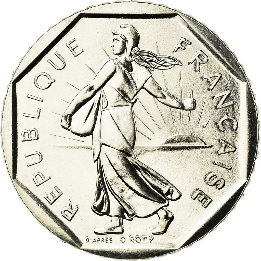 Coin, France, Semeuse, 2 Francs, 1988, Paris, MS(65-70), Nickel, KM:942.1