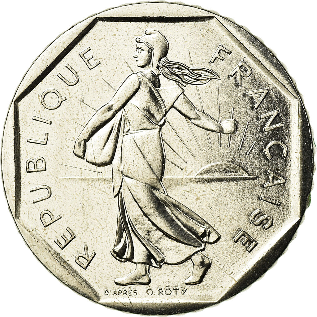 Coin, France, Semeuse, 2 Francs, 1989, Paris, MS(65-70), Nickel, KM:942.1
