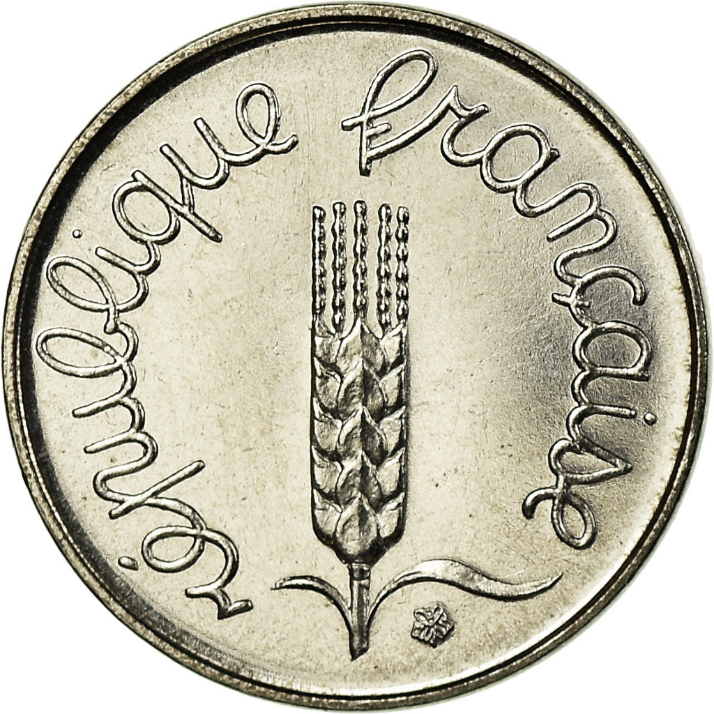 Moneta, Francia, Épi, Centime, 1980, Paris, FDC, Acciaio inossidabile, KM:928