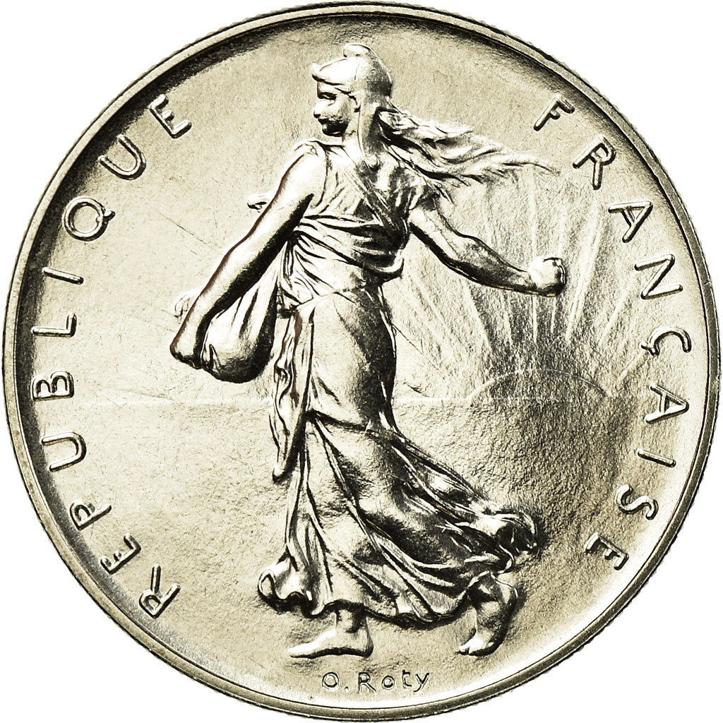 Moneta, Francja, Semeuse, Franc, 1980, Paris, MS(65-70), Nikiel, KM:925.1