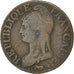 FRANCE, Dupré, 5 Centimes, 1798, Paris, KM #640.1, VF(20-25), Bronze, 28, Gadour