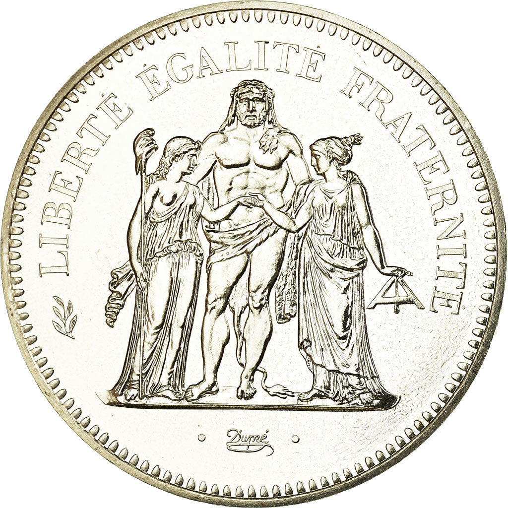 Coin, France, Hercule, 50 Francs, 1979, Paris, MS(65-70), Silver, KM:941.1