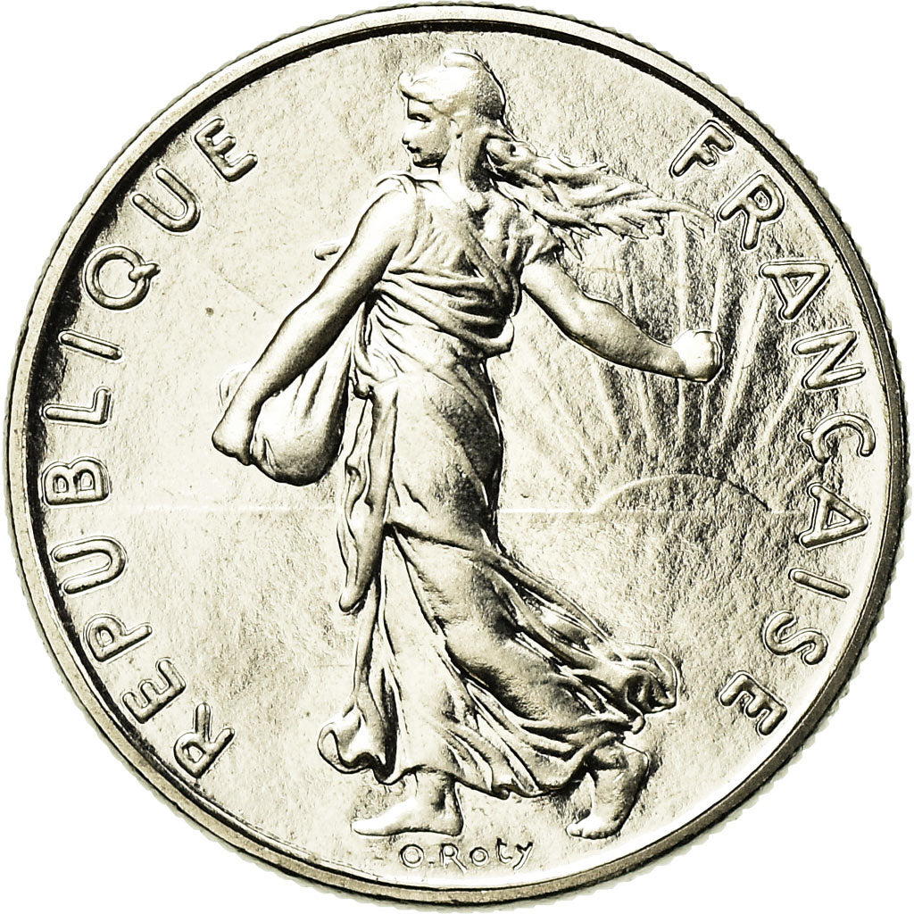 Moneta, Francia, Semeuse, 1/2 Franc, 1985, Paris, FDC, Nichel, KM:931.1