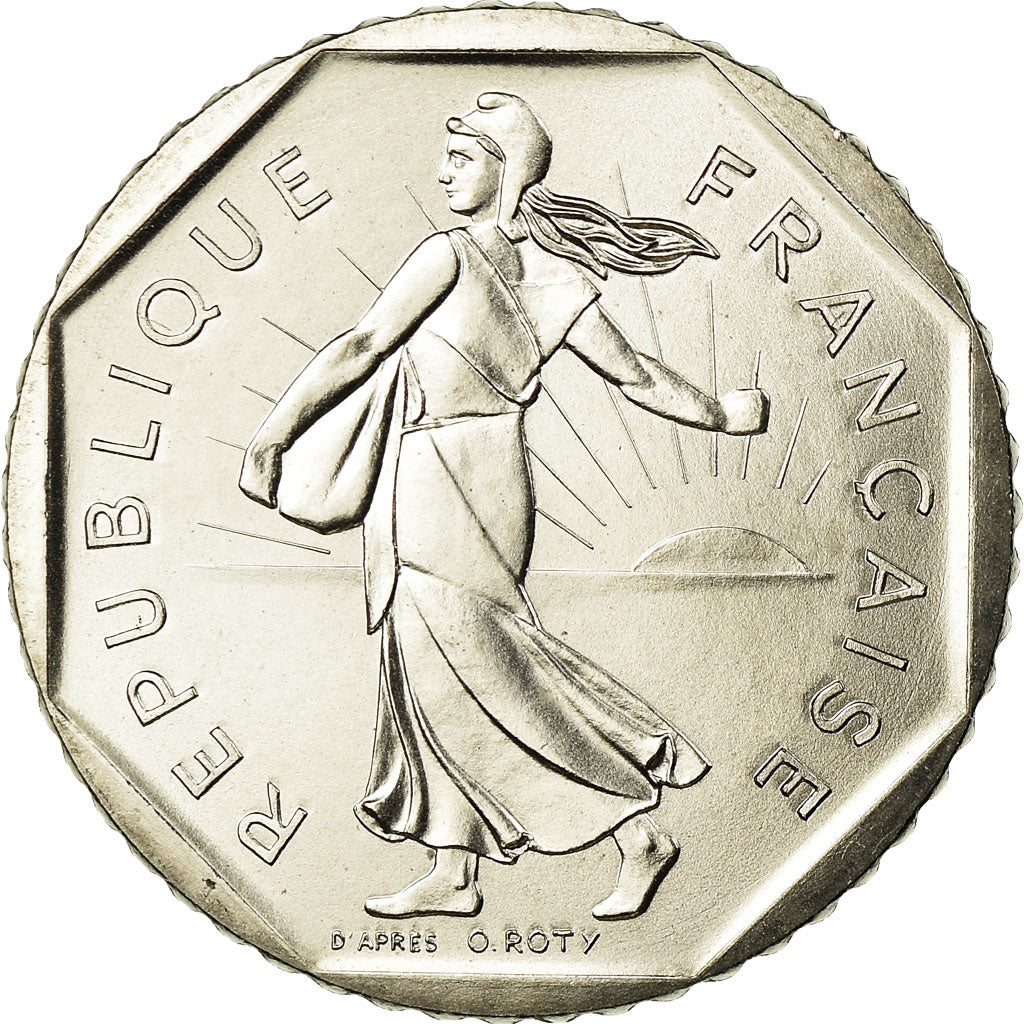 Coin, France, Semeuse, 2 Francs, 1983, Paris, MS(65-70), Nickel, KM:942.1