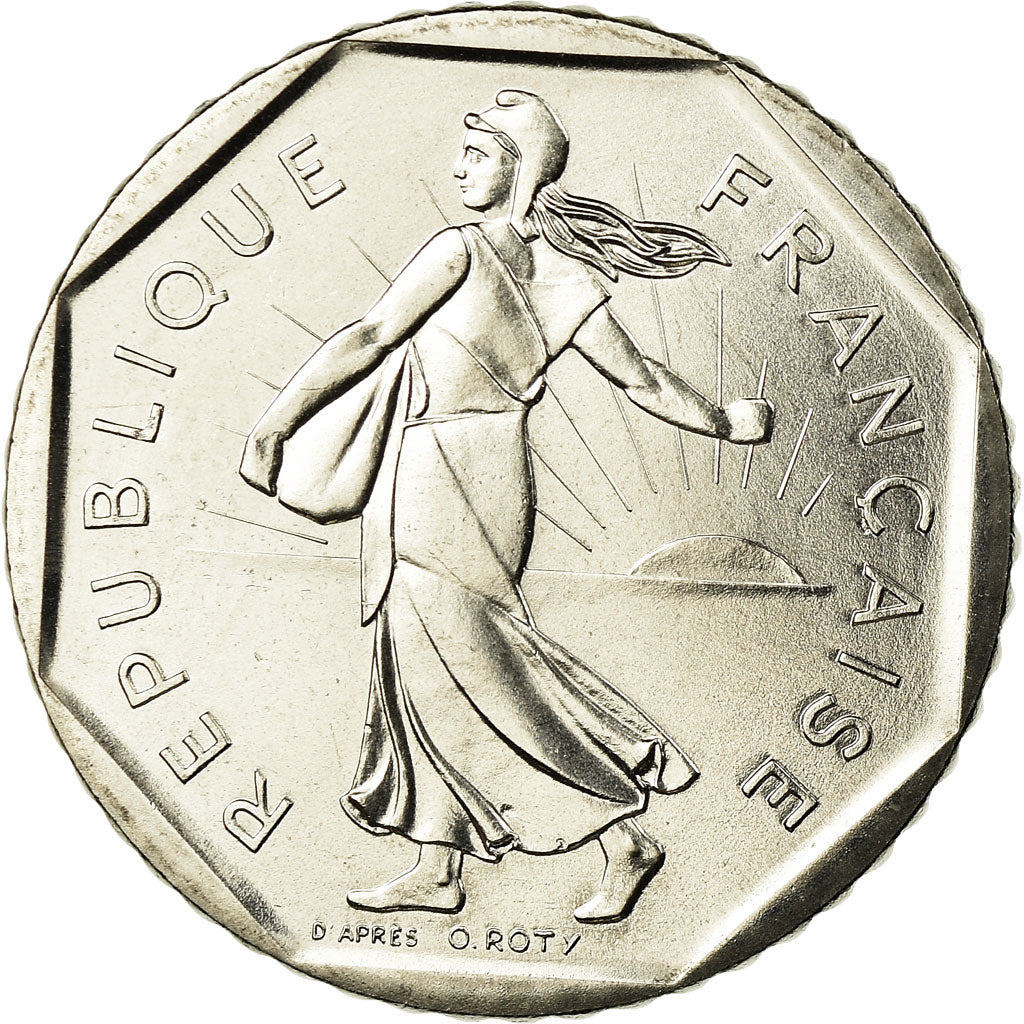 Coin, France, Semeuse, 2 Francs, 1984, Paris, MS(65-70), Nickel, KM:942.1