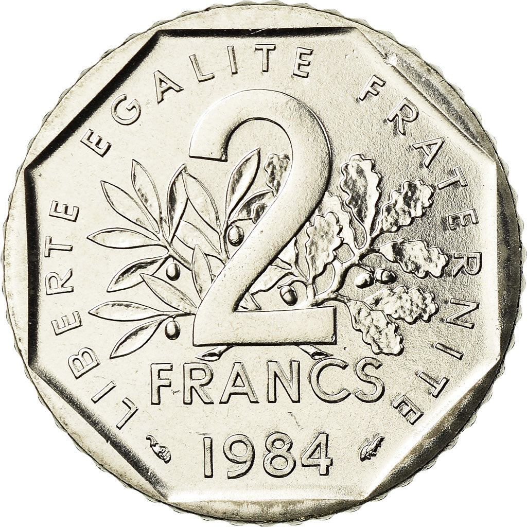 Coin, France, Semeuse, 2 Francs, 1984, Paris, MS(65-70), Nickel, KM:942.1