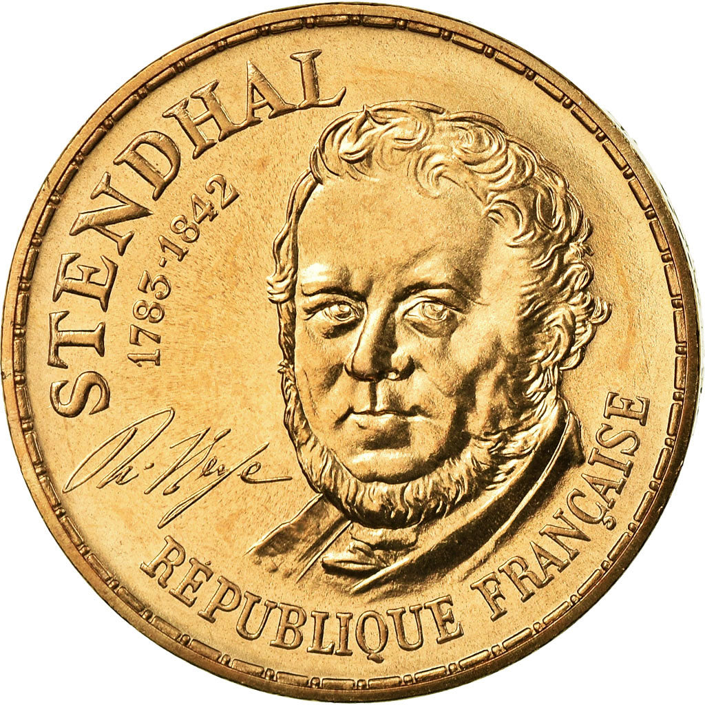 Monnaie, France, Stendhal, 10 Francs, 1983, Paris, FDC, Nickel-Bronze