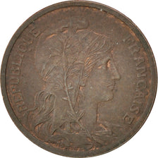 FRANCE, Dupuis, 2 Centimes, 1914, Paris, KM #841, AU(50-53), Bronze, 20.2,...
