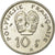 Moneda, Polinesia francesa, 10 Francs, 1972, Paris, MBC, Níquel, KM:8