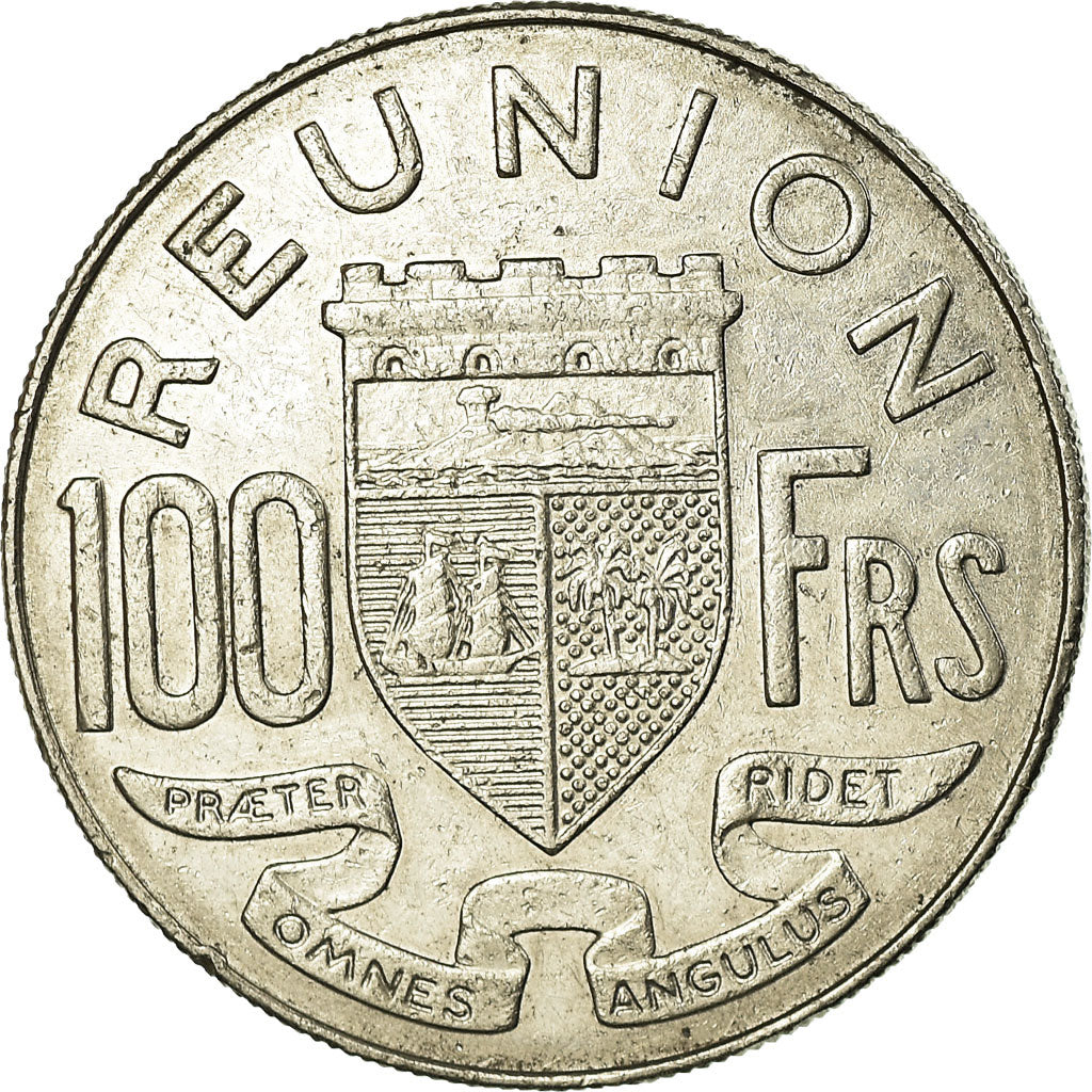 Coin, Réunion, 100 Francs, 1964, EF(40-45), Nickel, KM:13