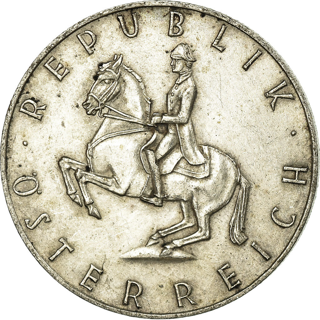 Moneta, Austria, 5 Schilling, 1964, EF(40-45), Srebro, KM:2889