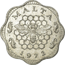 Coin, Malta, 3 Mils, 1972, British Royal Mint, EF(40-45), Aluminum, KM:6