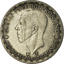 Coin, Sweden, Gustaf V, Krona, 1946, EF(40-45), Silver, KM:814