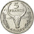 Coin, Madagascar, 5 Francs, Ariary, 1966, Paris, EF(40-45), Stainless Steel