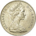 Coin, Gibraltar, Elizabeth II, Crown, 1969, AU(55-58), Copper-nickel, KM:4