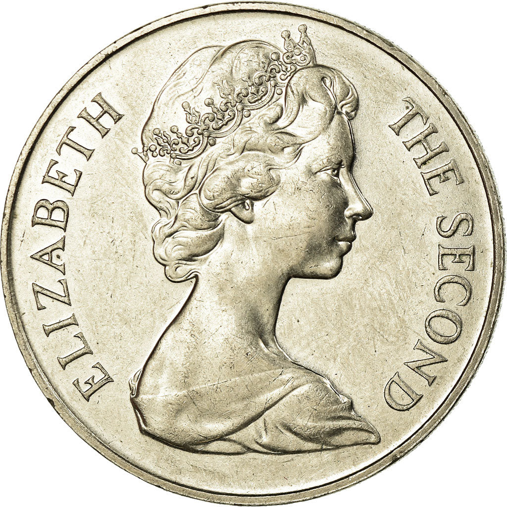 Coin, Saint Helena, Elizabeth II, 25 Pence, Crown, 1973, AU(55-58)