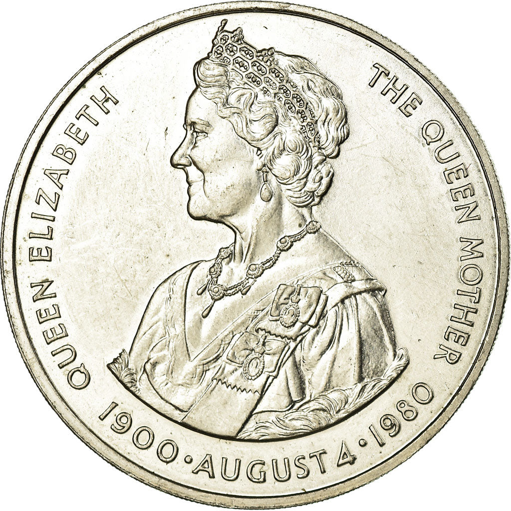 Munten, Falkland Eilanden, Elizabeth II, 50 Pence, 1980, PR, Copper-nickel