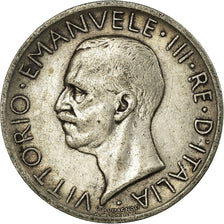 Coin, Italy, Vittorio Emanuele III, 5 Lire, 1926, Rome, EF(40-45), Silver