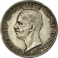 Moneta, Włochy, Vittorio Emanuele III, 5 Lire, 1927, Rome, EF(40-45), Srebro