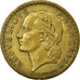 Coin, France, Lavrillier, 5 Francs, 1945, EF(40-45), Aluminum-Bronze, KM:888a.2