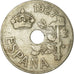 Coin, Spain, Alfonso XIII, 25 Centimos, 1927, VF(30-35), Copper-nickel, KM:742