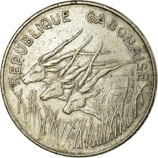 Coin, Gabon, 100 Francs, 1972, Paris, EF(40-45), Nickel, KM:12