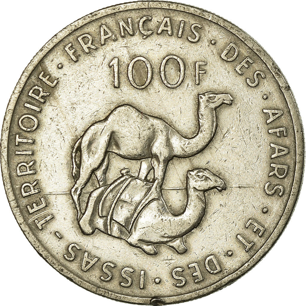 Münze, FRENCH AFARS & ISSAS, 100 Francs, 1970, Paris, SS, Copper-nickel, KM:19