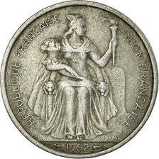 Coin, FRENCH OCEANIA, 5 Francs, 1952, EF(40-45), Aluminum, KM:4